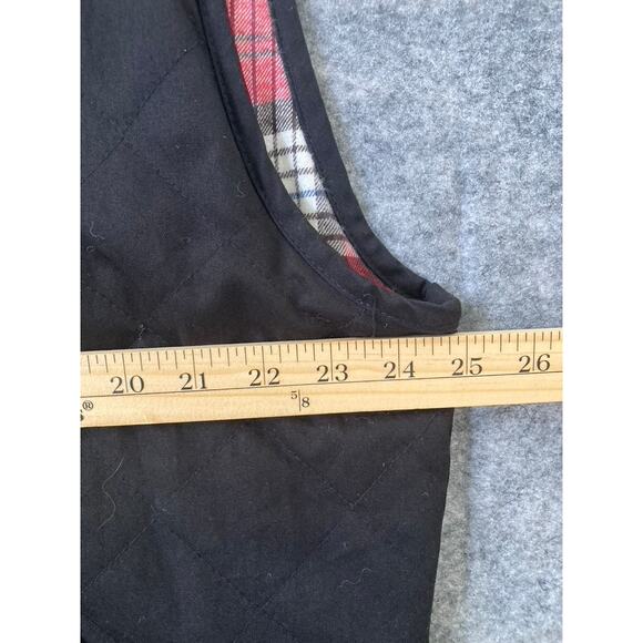 Marlboro Vest Mens Large Plaid Black Reversible Zip Up Country Store Western - Picture 6 of 9